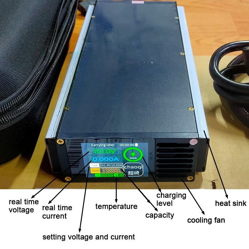 Current Voltage Adjustable Sma - đánh giá và giá 84V 20A Smart Charger