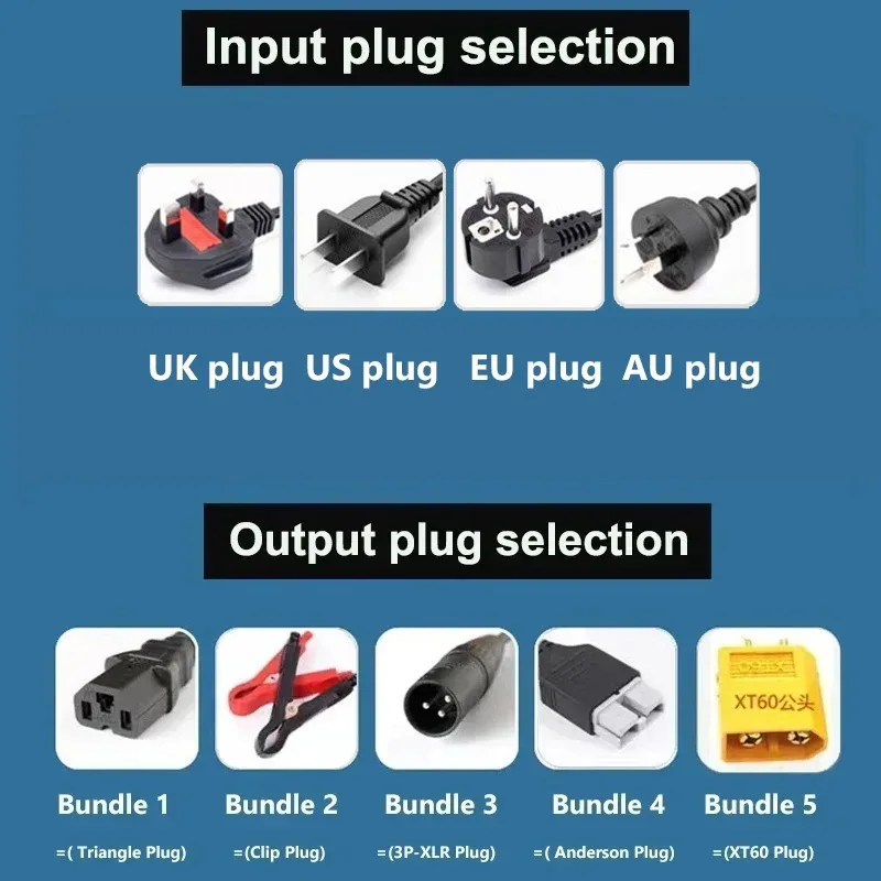 60V 5A 8A 10A 12A 15A 20A Smar - đánh giá và giá 84V 20A Smart Charger