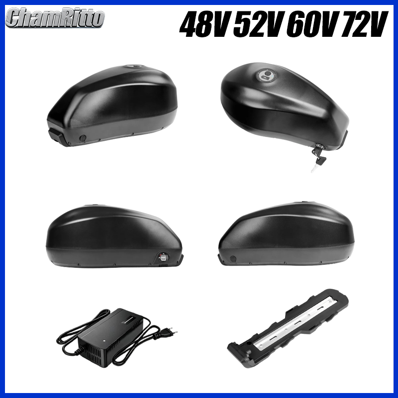 EBike 48V 50Ah 52V 50Ah 60V 40 - đánh giá và giá 72V 50Ah 21700 Lithium Battery